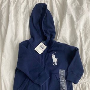 Ralph Lauren baby 9M navy sweatshirt NWT